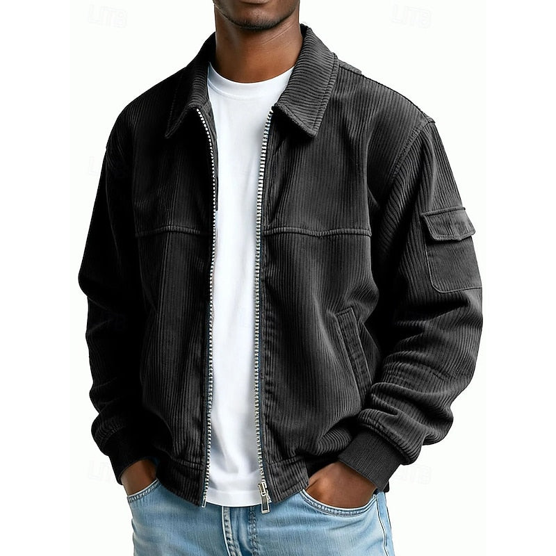 Spencer | Textured Zip Jacket