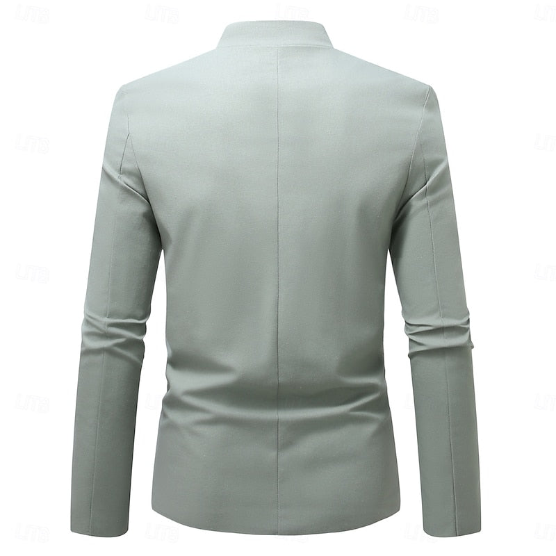 Edmund | Stand-Collar Button Jacket