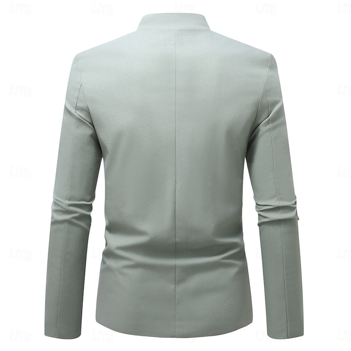 Edmund | Stand-Collar Button Jacket
