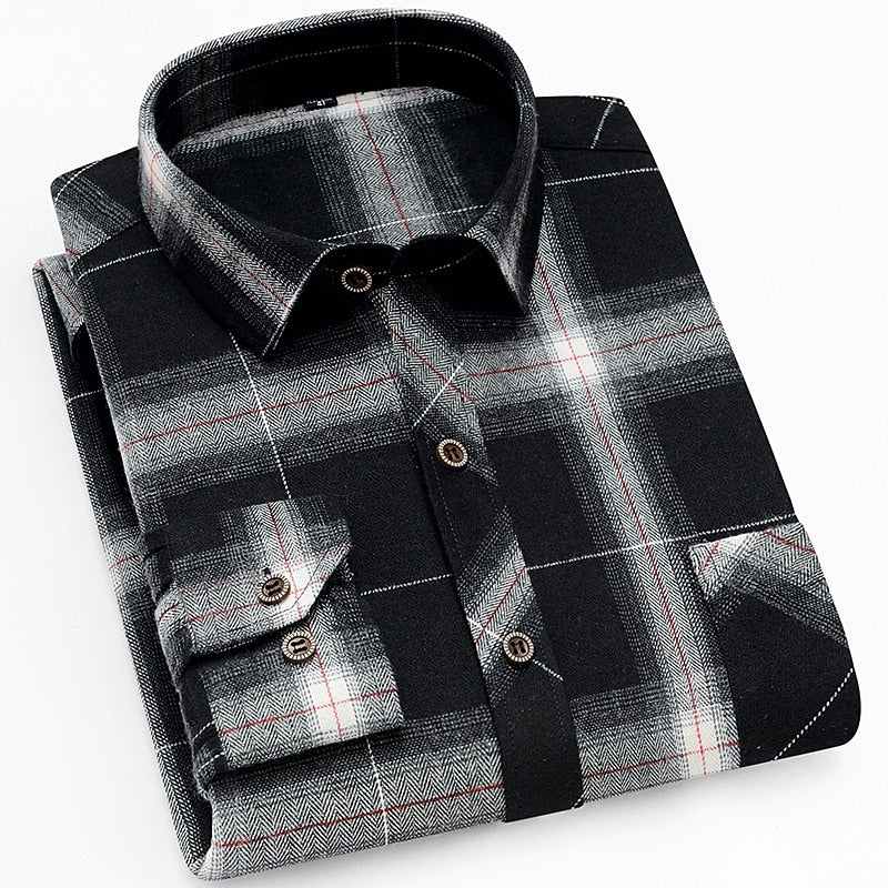Warren | Classic Plaid Button-Up Shirt