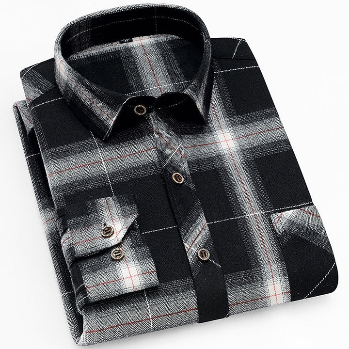 Warren | Classic Plaid Button-Up Shirt