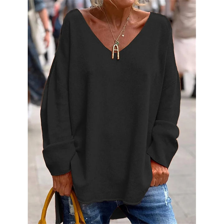 Joanne | Relaxed V-Neck Pullover