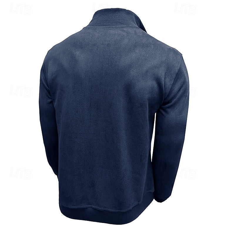 Donovan | Quarter-Zip Stand-Collar Sweatshirt