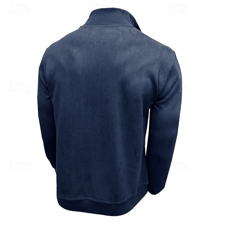 Donovan | Quarter-Zip Stand-Collar Sweatshirt