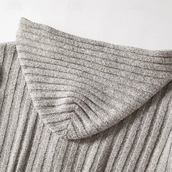 Sawyer | Cable-Knit Hooded Cardigan