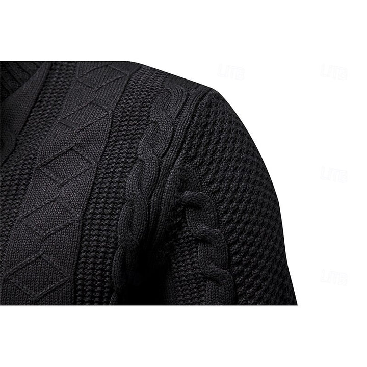 Spencer | Textured Zip-Up Cardigan