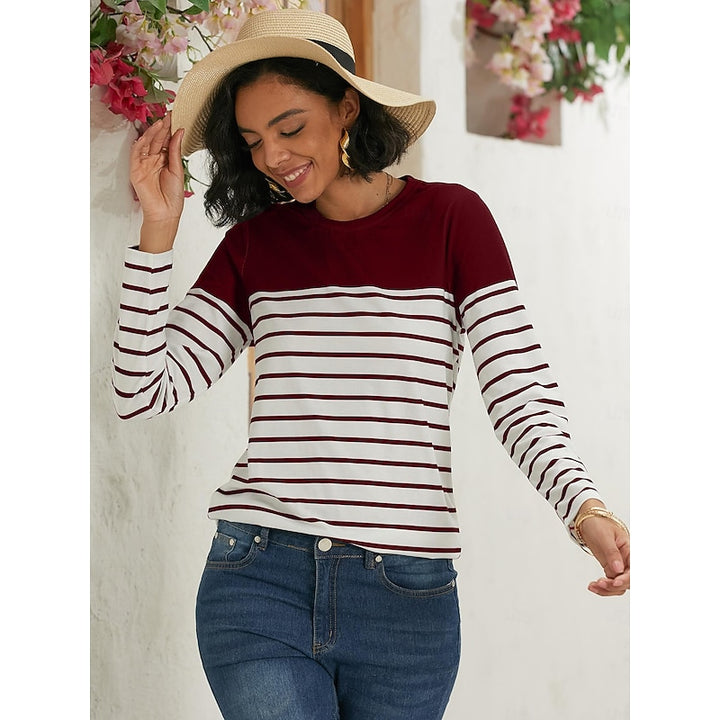 Isla | Striped Long-Sleeve Top