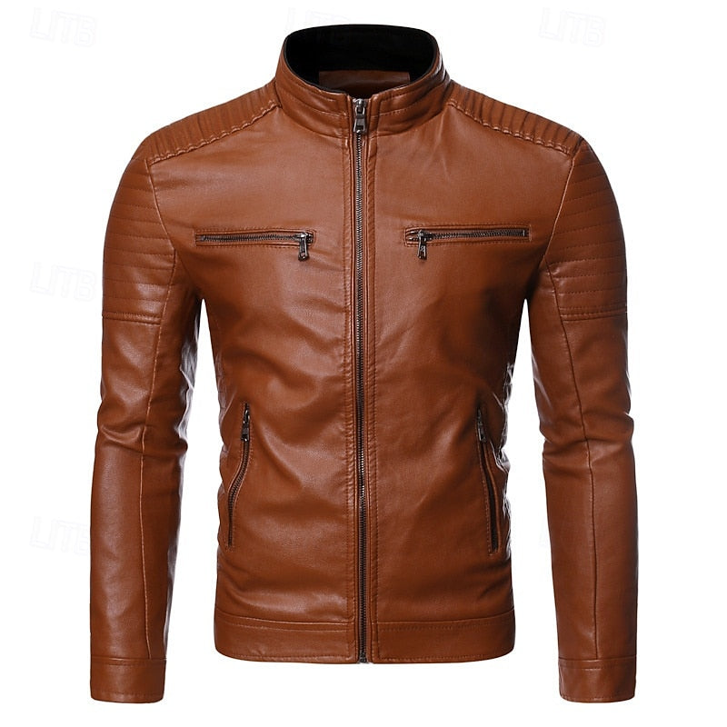 Rafferty | Classic Stand-Collar Biker Jacket