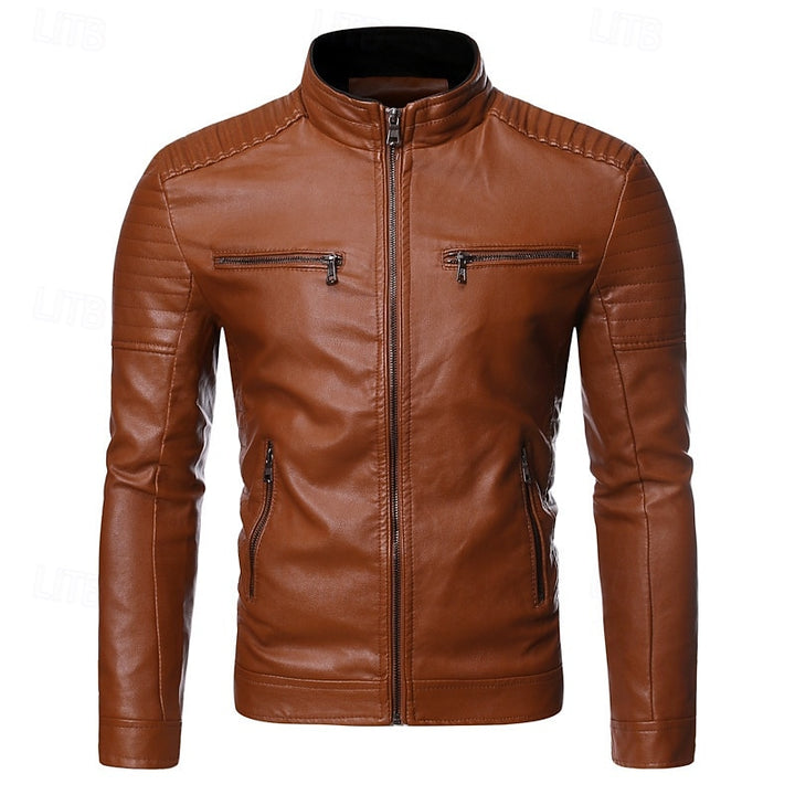 Rafferty | Classic Stand-Collar Biker Jacket