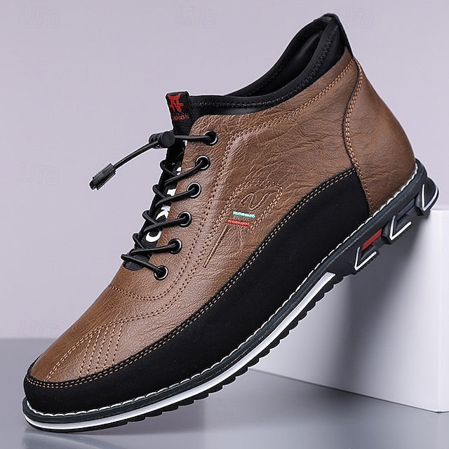 Ralph | Men's High-Top Lace-Up Leather Shoes