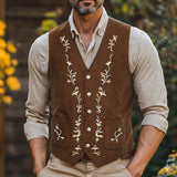 Harvey | Floral Embroidered Vest