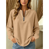 Leona | Relaxed Quarter-Zip Top