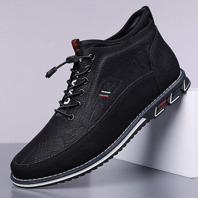 Ralph | Men's High-Top Lace-Up Leather Shoes