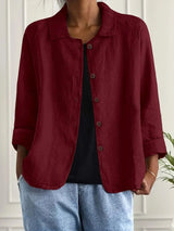 Martha | Relaxed Button-Up Shirt