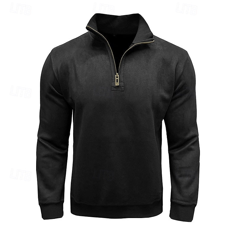 Donovan | Quarter-Zip Stand-Collar Sweatshirt
