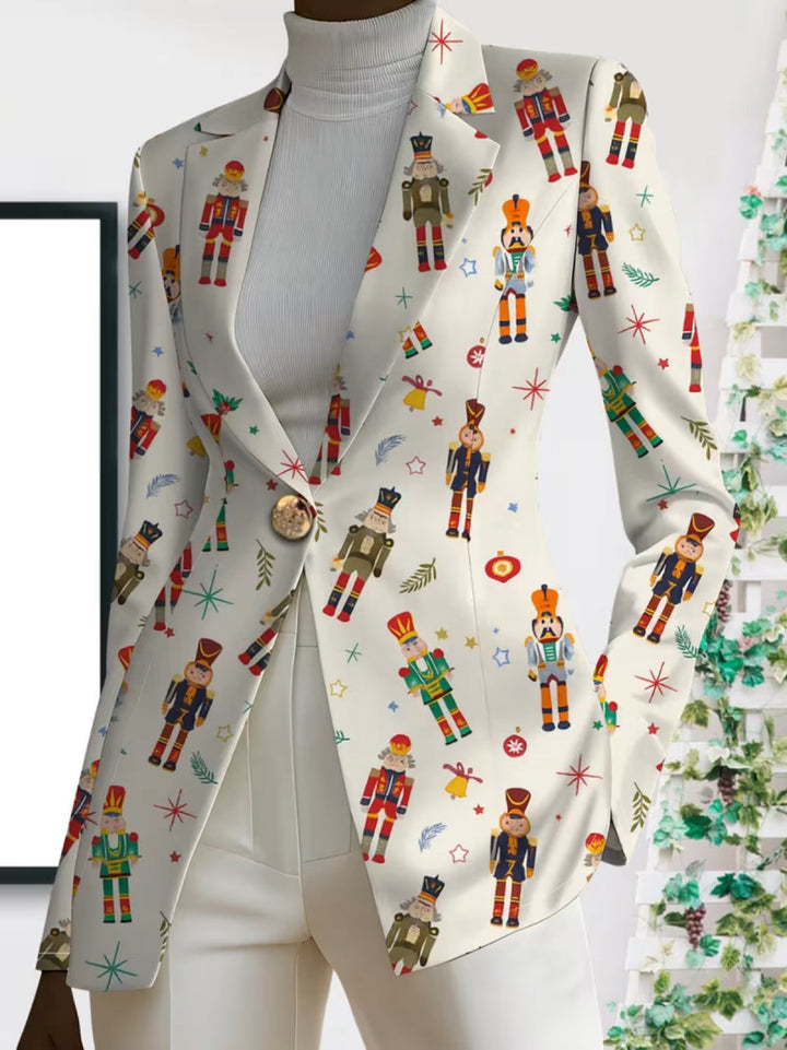 Marjorie | Festive Print Blazer