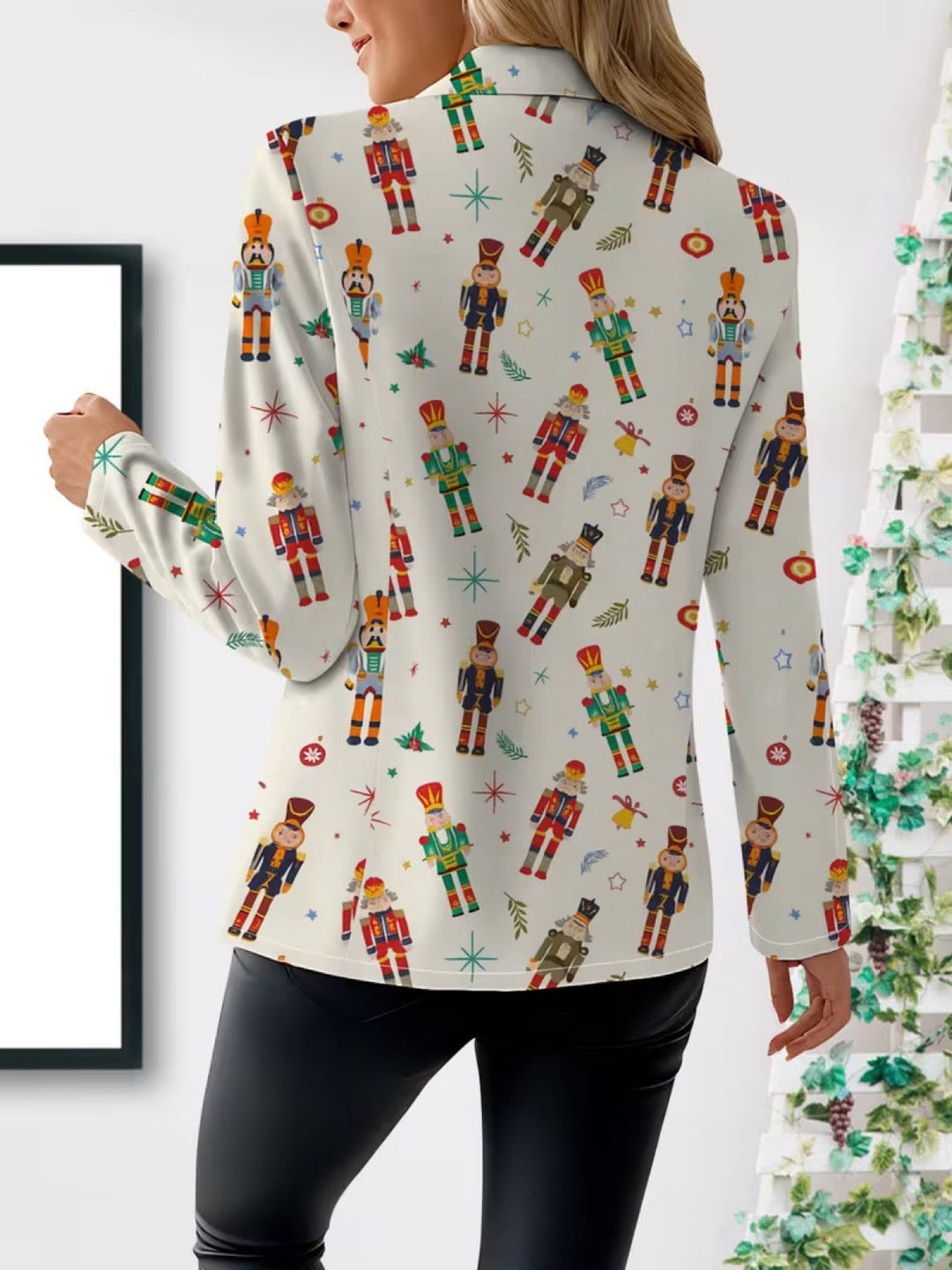 Marjorie | Festive Print Blazer