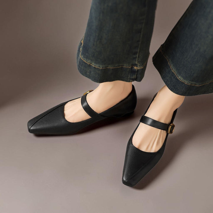 Natalie | Buckled Mary Jane Heels