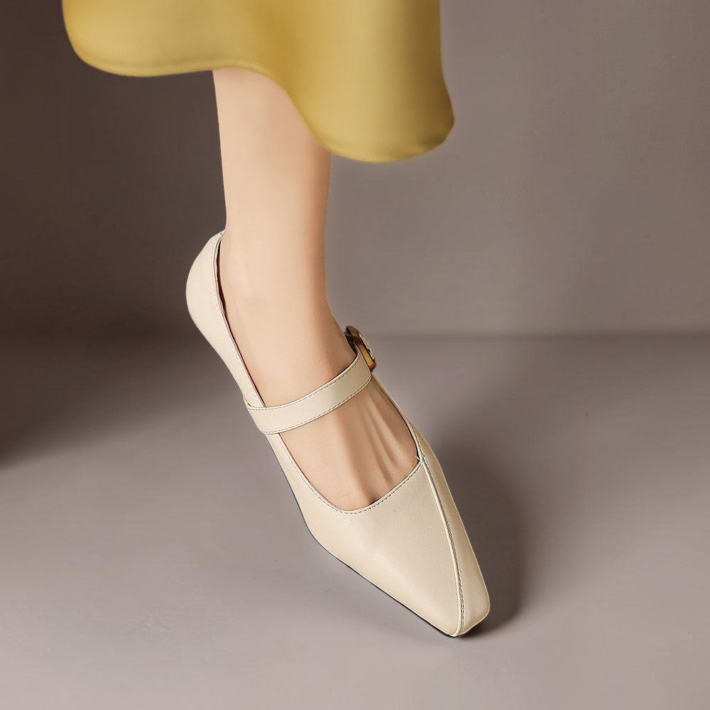 Natalie | Buckled Mary Jane Heels