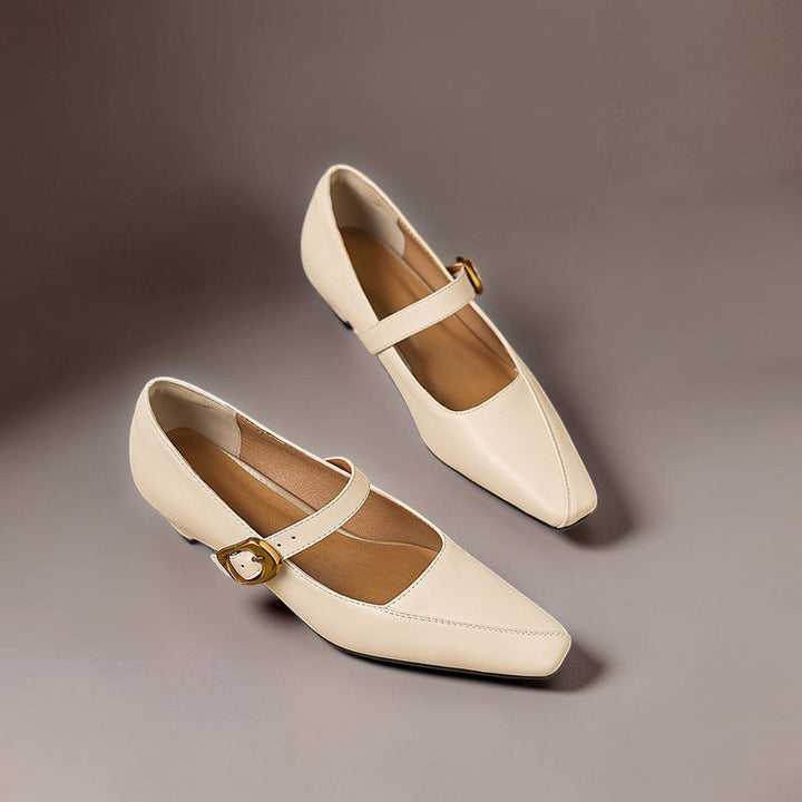 Natalie | Buckled Mary Jane Heels