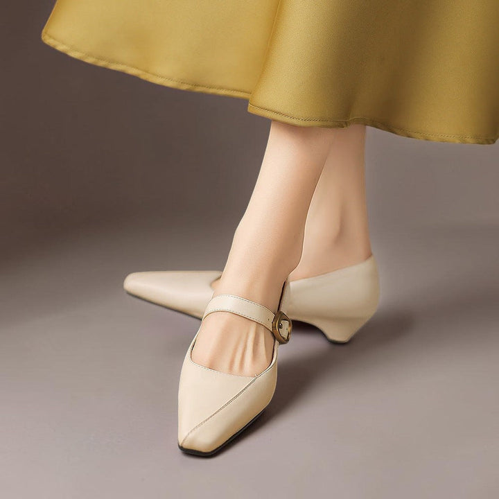 Natalie | Buckled Mary Jane Heels
