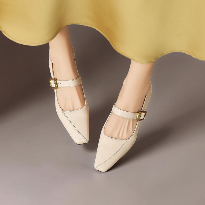 Natalie | Buckled Mary Jane Heels