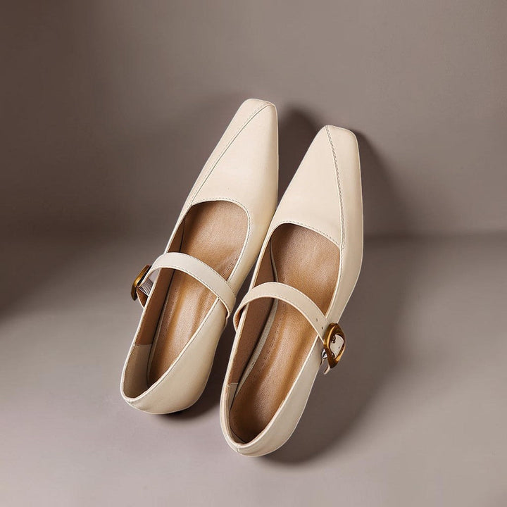 Natalie | Buckled Mary Jane Heels