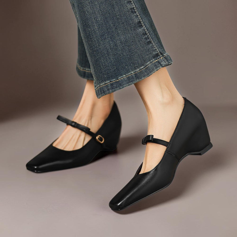 Bethany | Bow-Strap Mary Jane Pumps