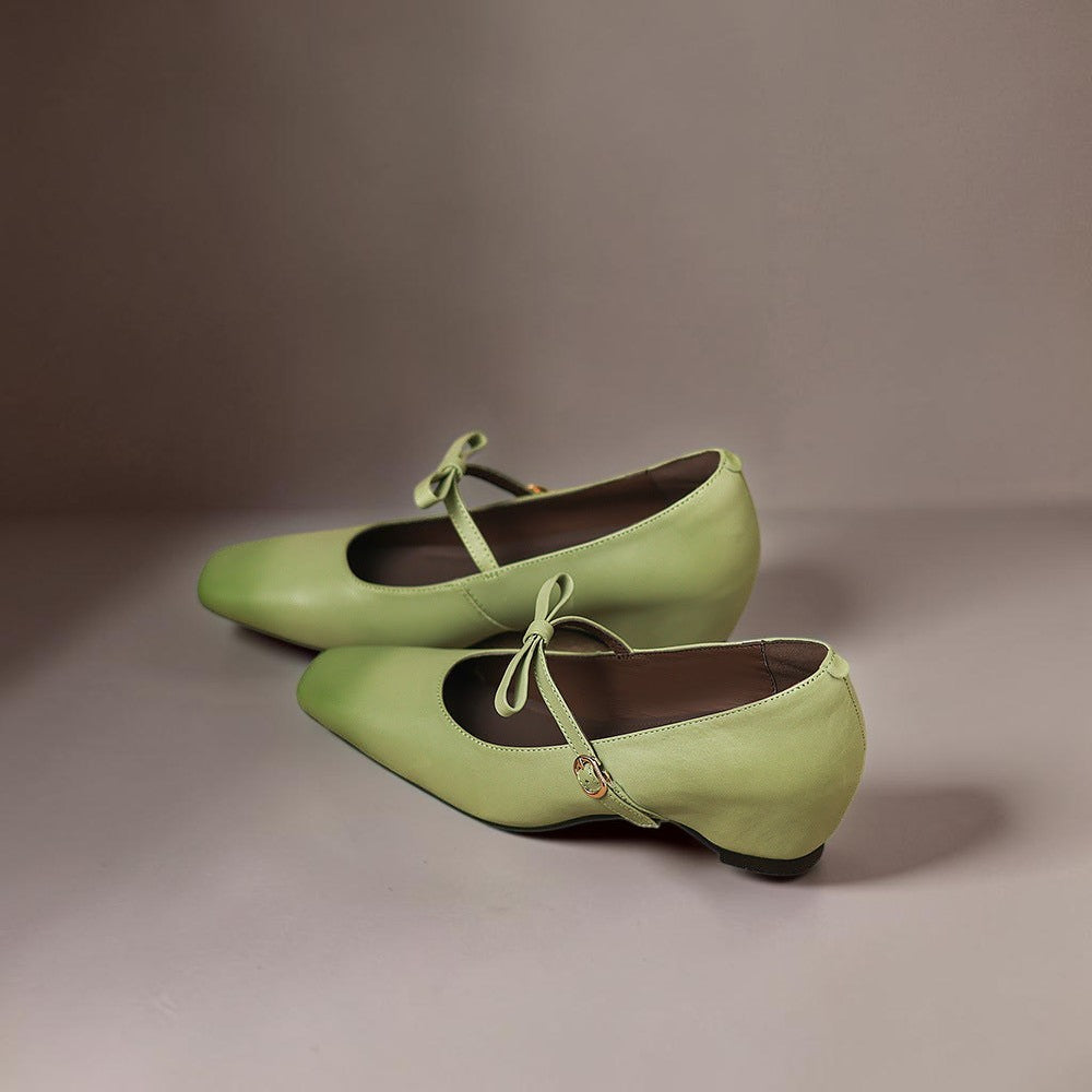 Bethany | Bow-Strap Mary Jane Pumps