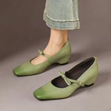 Bethany | Bow-Strap Mary Jane Pumps