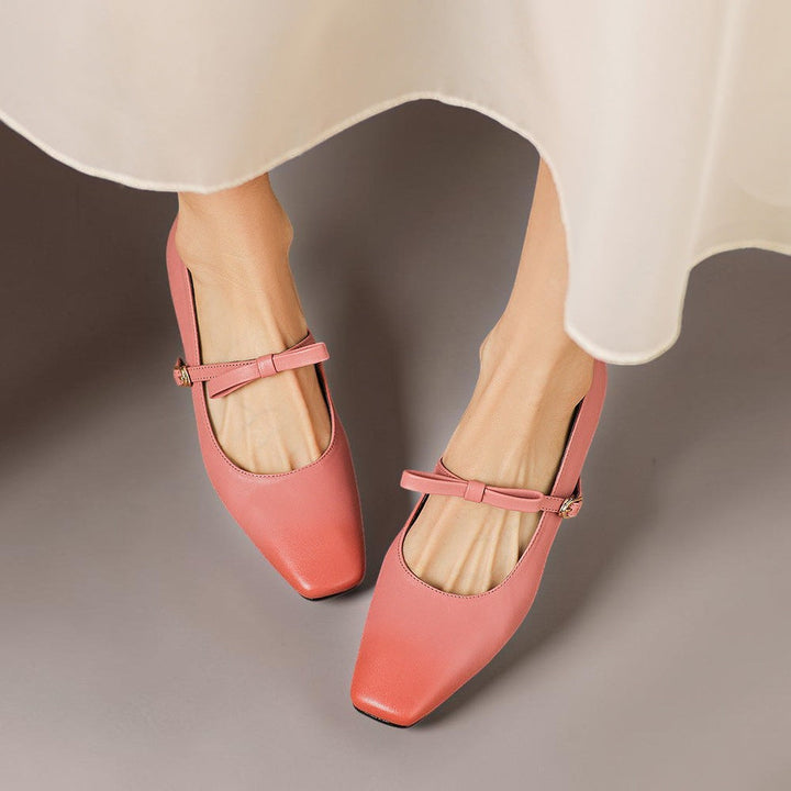 Bethany | Bow-Strap Mary Jane Pumps