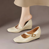 Camryn | Buckled Mary Jane Flats
