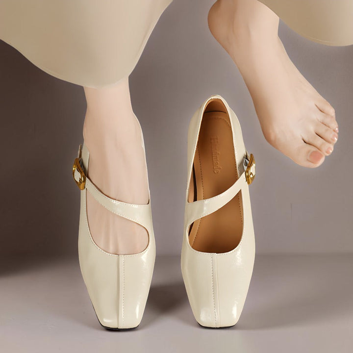 Camryn | Buckled Mary Jane Flats