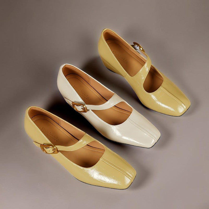 Camryn | Buckled Mary Jane Flats