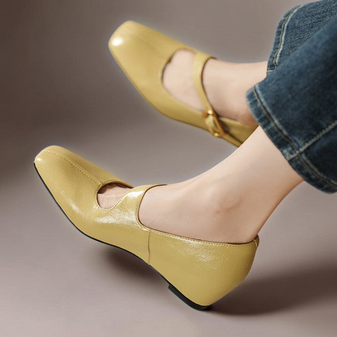 Camryn | Buckled Mary Jane Flats