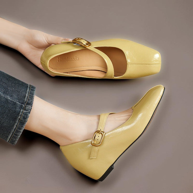 Camryn | Buckled Mary Jane Flats