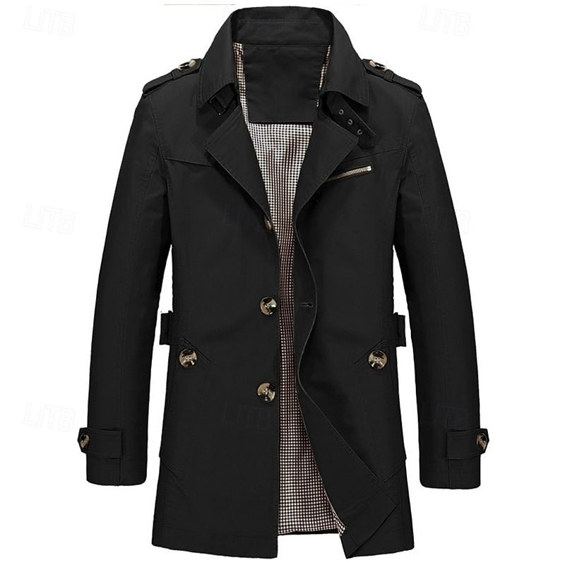 Bradford | Tailored Single-Breasted Trench Coat