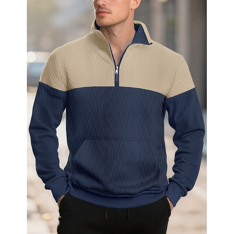 Chester | Quarter-Zip Colour Block Pullover