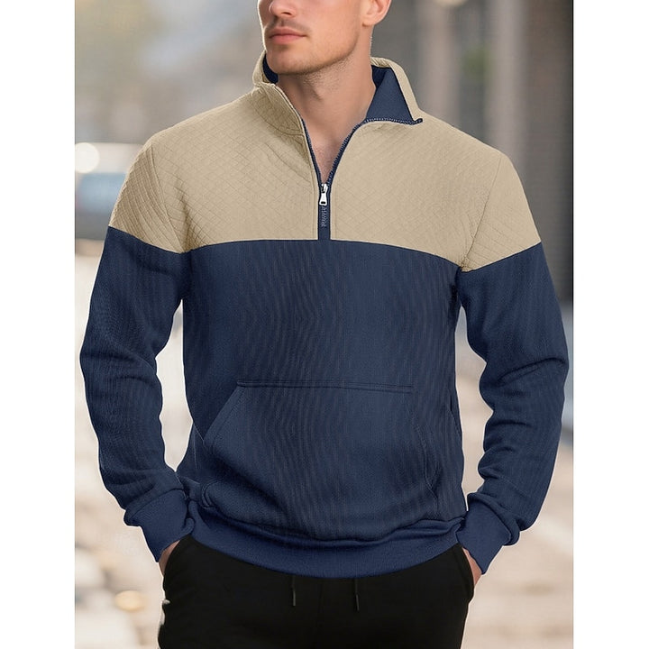 Chester | Quarter-Zip Colour Block Pullover