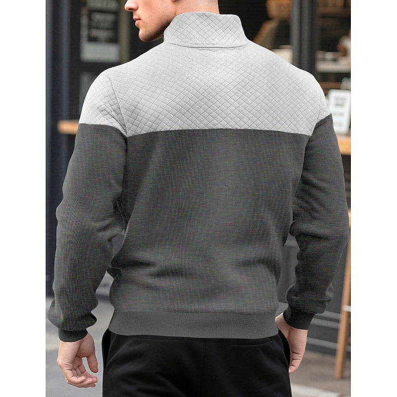 Chester | Quarter-Zip Colour Block Pullover