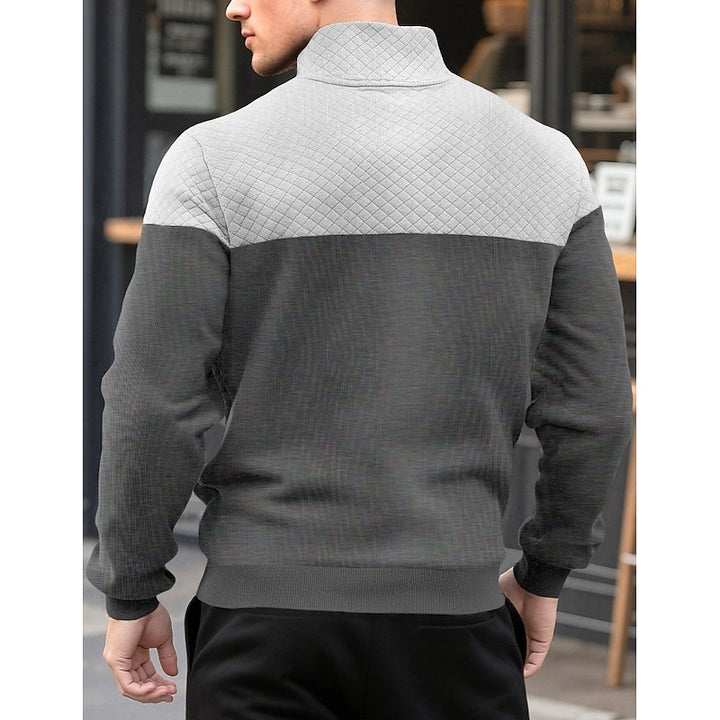 Chester | Quarter-Zip Colour Block Pullover