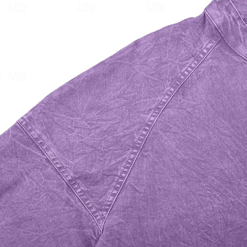 Harvey | Vintage-Washed Henley Shirt