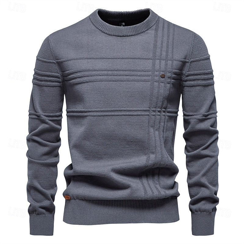 Bryce | Textured Crewneck Sweater
