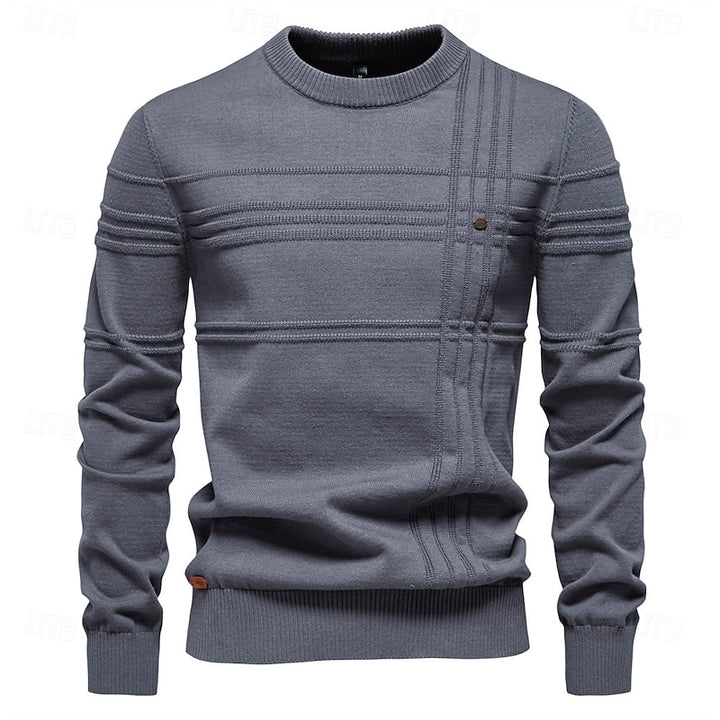Bryce | Textured Crewneck Sweater
