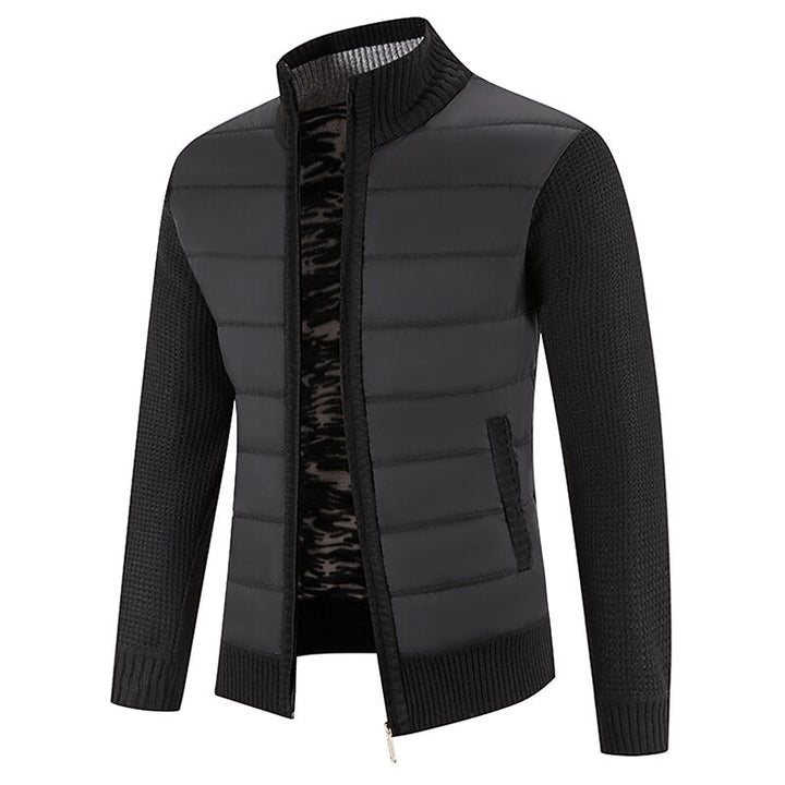 Reid | Stand-Collar Zip Cardigan