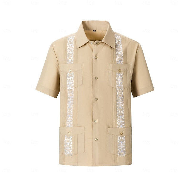 Mateo | Embroidered Short Sleeve Shirt