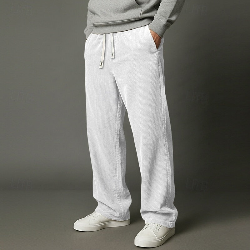 Spencer | Relaxed Wide-Leg Drawstring Pants