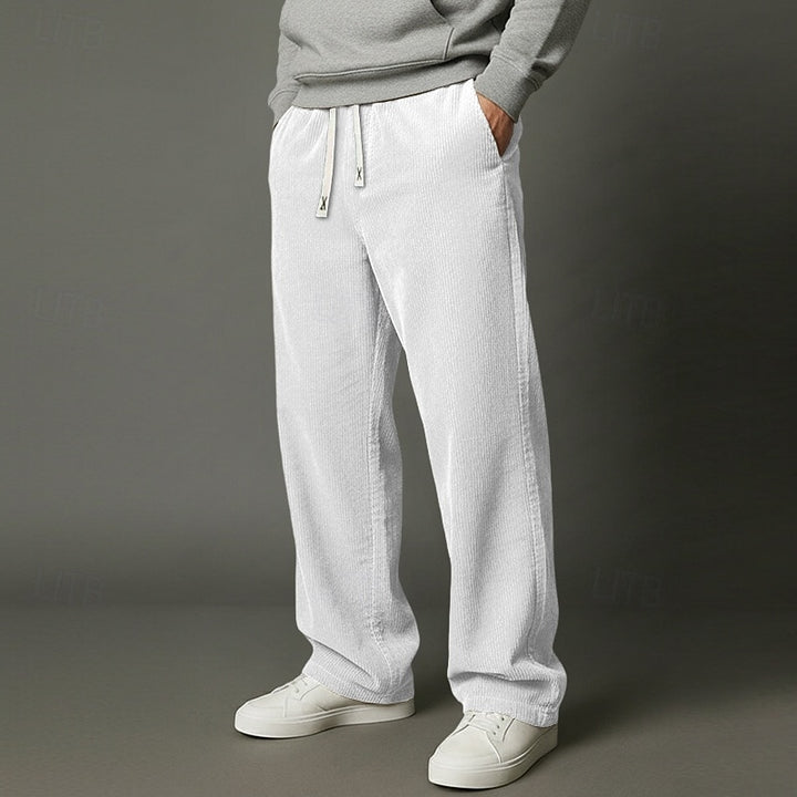 Spencer | Relaxed Wide-Leg Drawstring Pants