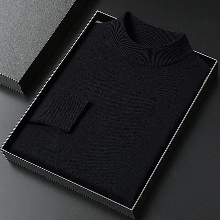 Calvin | Refined Mock Neck Sweater
