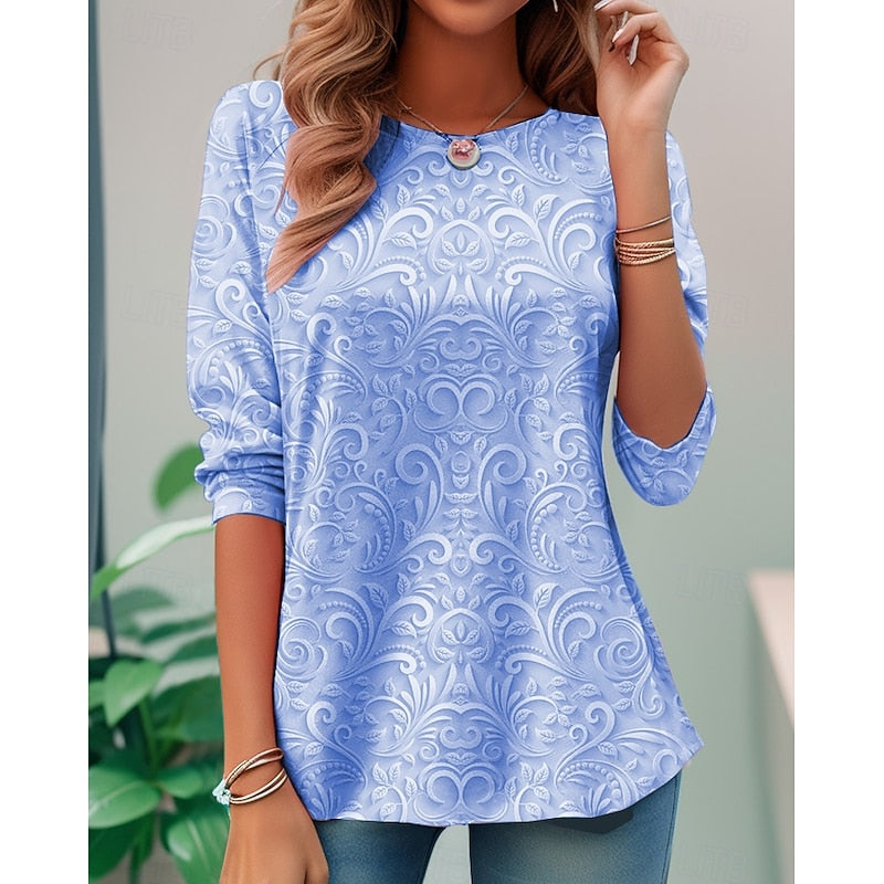 Diane | Elegant Floral Tunic